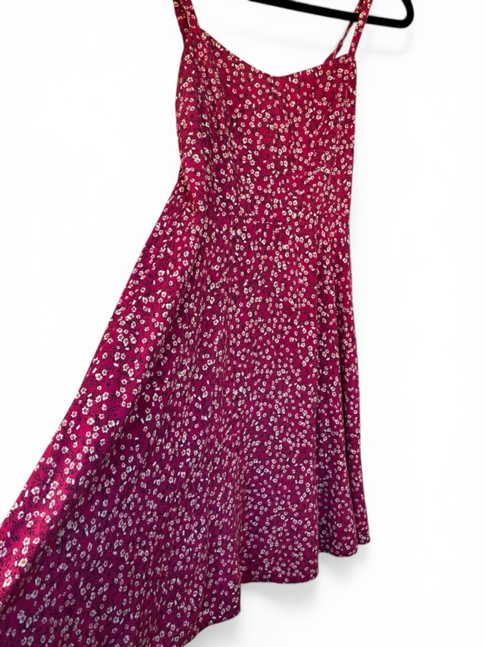 Old Navy Cottagecore Floral Mini Dress Pink Smocked Back Medium